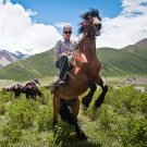 Horse back around mt. Amnye Machen